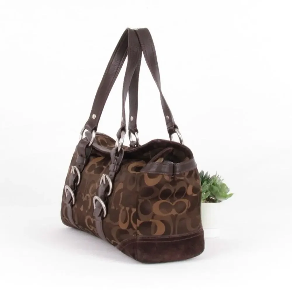 Coach Y2K Signature Brown Chelsea Duffle Handbag